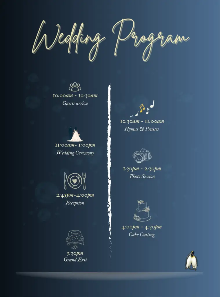 Wedding Program