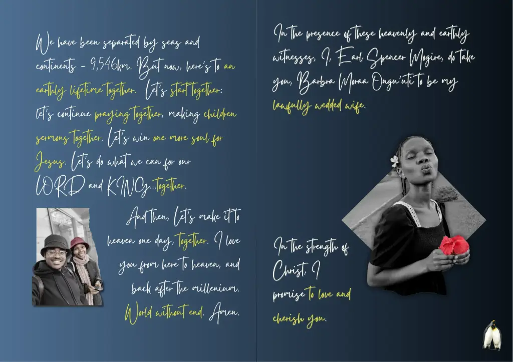 Wedding Vows (Booklet)